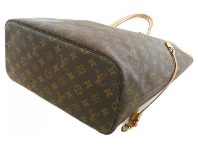Borsa Louis Vuitton Monogram Neverfull MM Marrone - vista 2