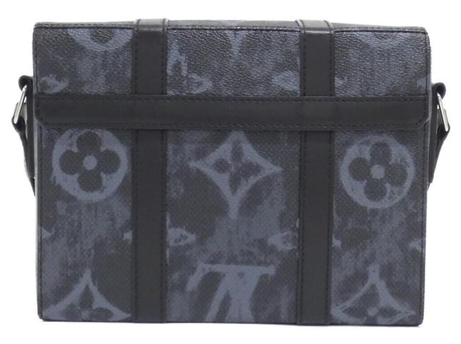 Borsa Messenger Trunk Louis Vuitton Monogram Pastel Noir Nero - vista 2