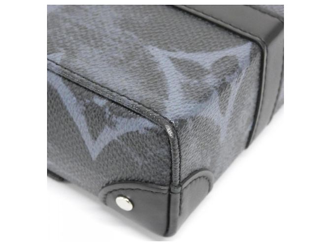 Borsa Messenger Trunk Louis Vuitton Monogram Pastel Noir Nero - vista 4