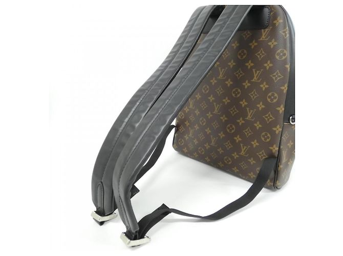 Zaino Louis Vuitton Monogram Macassar Josh Marrone - vista 8