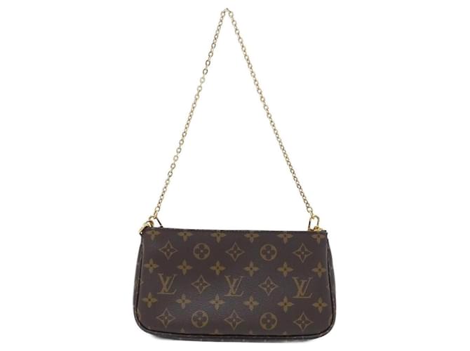 Louis Vuitton Monogram Multi Pochette Accessoires Marrone Rosa - vista 2