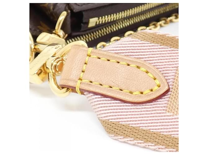 Louis Vuitton Monogram Multi Pochette Accessoires Marrone Rosa - vista 6