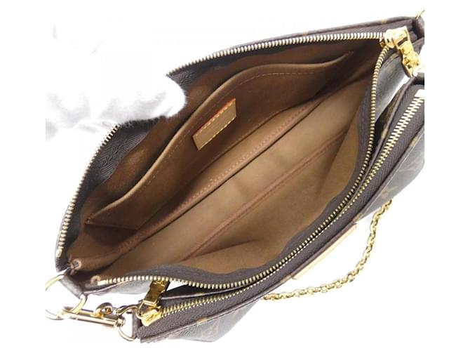 Louis Vuitton Monogram Multi Pochette Accessoires Marrone Rosa - vista 8