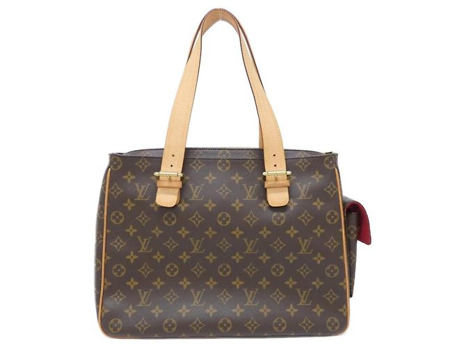 Borsa Louis Vuitton Monogram Multipli Cité Marrone - vista 2