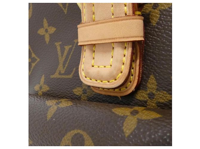 Borsa Louis Vuitton Monogram Multipli Cité Marrone - vista 4