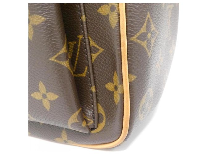 Borsa Louis Vuitton Monogram Multipli Cité Marrone - vista 5