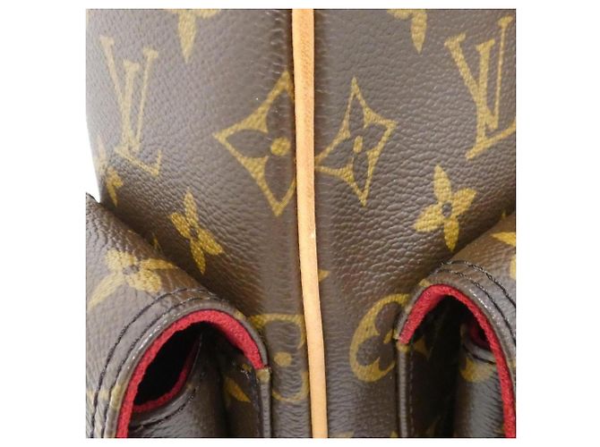 Borsa Louis Vuitton Monogram Multipli Cité Marrone - vista 6