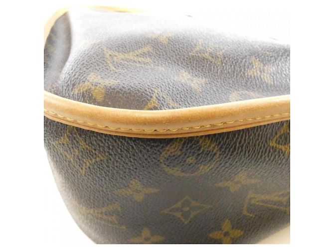 Borsa a tracolla Louis Vuitton Monogram Menilmontant MM Marrone - vista 3