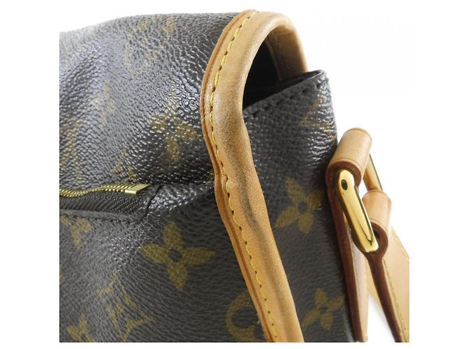 Borsa a tracolla Louis Vuitton Monogram Menilmontant MM Marrone - vista 4