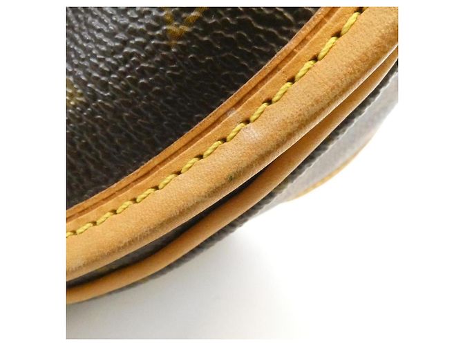 Borsa a tracolla Louis Vuitton Monogram Menilmontant MM Marrone - vista 5