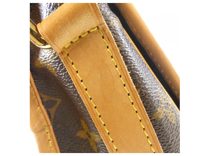 Borsa a tracolla Louis Vuitton Monogram Menilmontant MM Marrone - vista 6