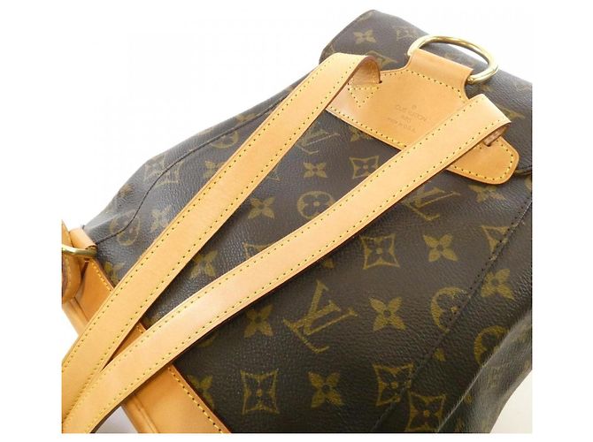 Zaino Louis Vuitton Monogram Montsouris MM Marrone - vista 6