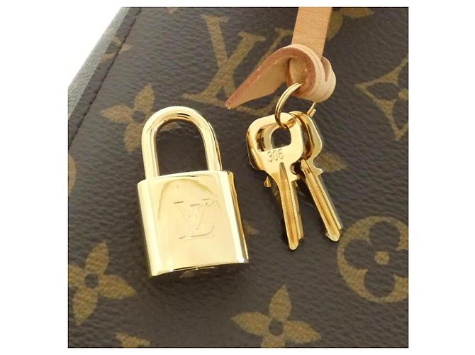 Louis Vuitton Monogram Montaigne BB Handtasche Braun - Ansicht 3