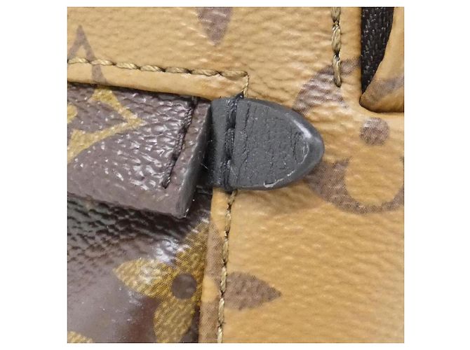 Zaino mini Palm Springs Louis Vuitton Monogram Reverse Marrone - vista 4