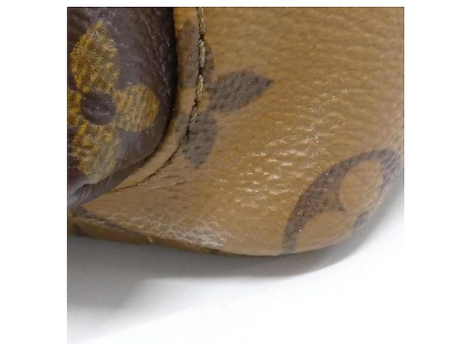 Zaino mini Palm Springs Louis Vuitton Monogram Reverse Marrone - vista 5