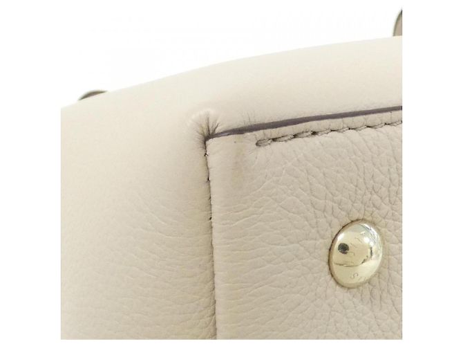 Borsa Louis Vuitton Lockme Ever Beige - vista 3