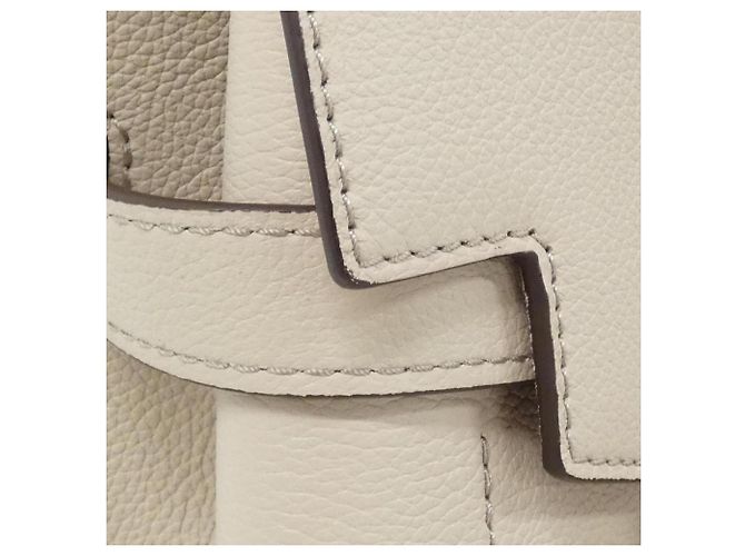 Borsa Louis Vuitton Lockme Ever Beige - vista 4