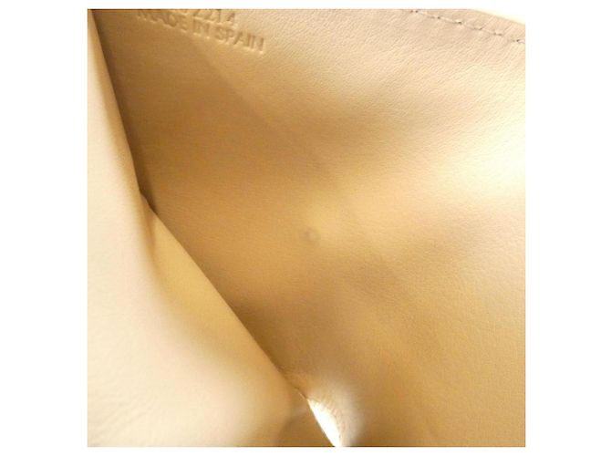 Cartera tri-fold de piel de ternera Loewe Beige - vista 7