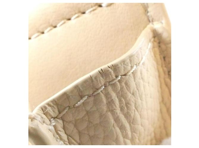 Cartera tri-fold de piel de ternera Loewe Beige - vista 9