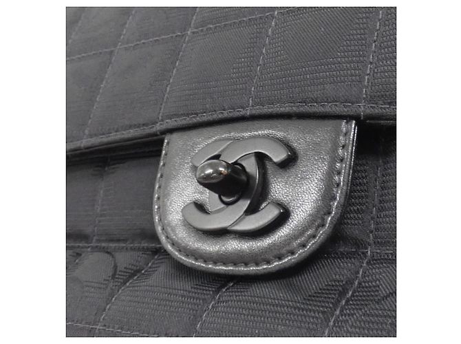 Borsa a tracolla Chanel Travel Line 15285 Nero - vista 4