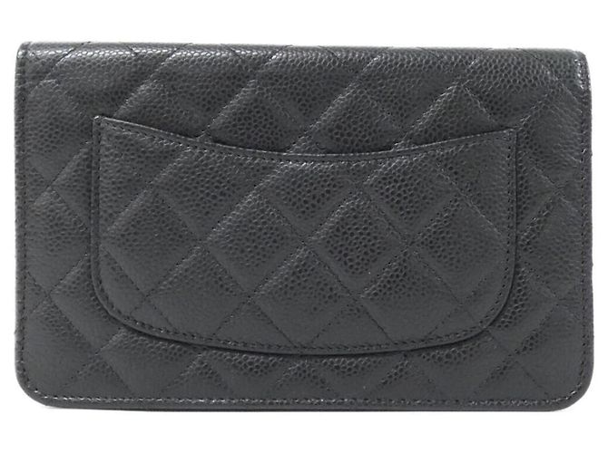 Catena per portafoglio Chanel Timeless Classic Line AP0250 Nero Bordò - vista 2