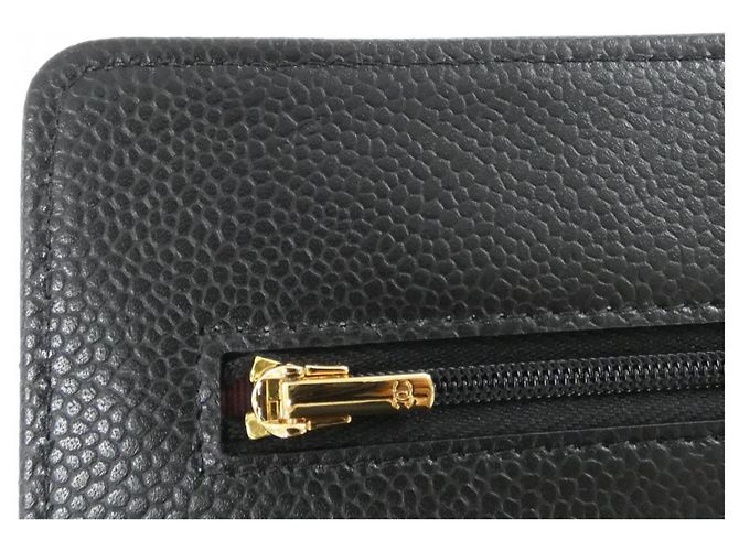 Catena per portafoglio Chanel Timeless Classic Line AP0250 Nero Bordò - vista 8