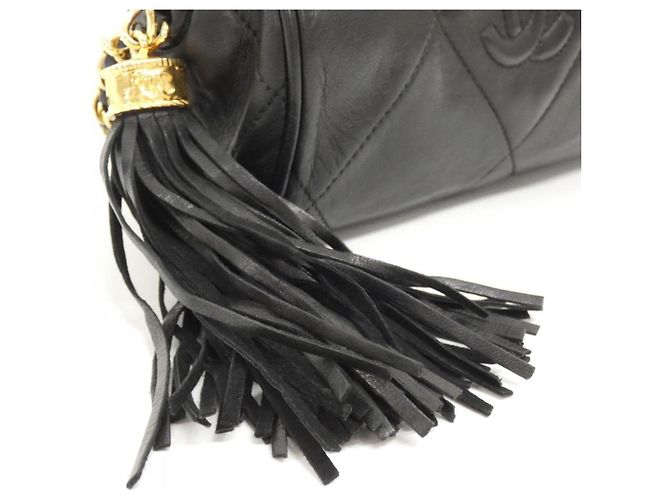 Borsa a tracolla Chanel nera Nero - vista 7