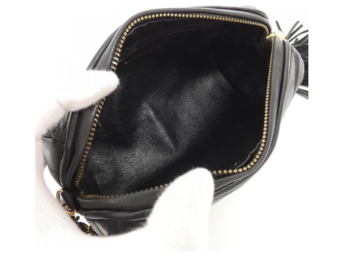 Borsa a tracolla Chanel nera Nero - vista 9