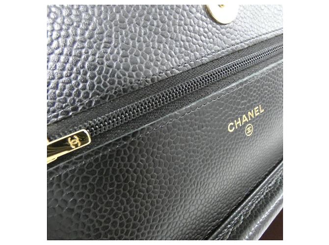 Catena per portafoglio Chanel Timeless Classic Line AP0250 Nero Bordò - vista 8