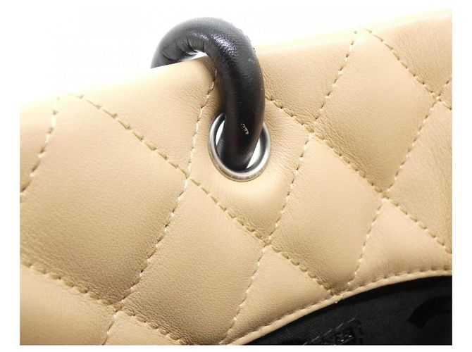 Borsa Chanel Cambon Line 25166 Nero Beige - vista 9