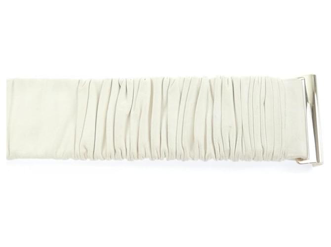 Chanel Standard White Gürtel Weiß - Ansicht 4
