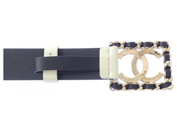 Chanel Standard White Gürtel Weiß - Ansicht 3