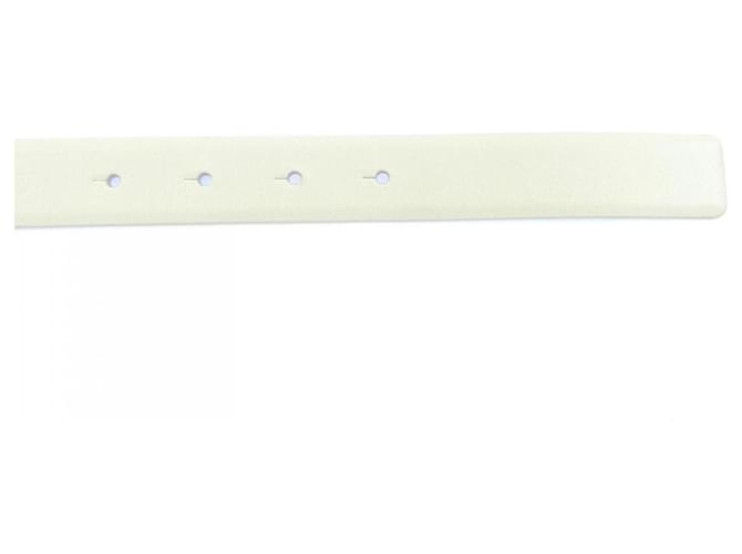 Chanel Standard White Gürtel Weiß - Ansicht 4