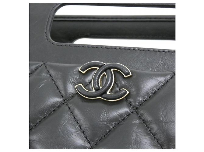 Timeless Borsa a tracolla Chanel AS4037 in pelle nera Nero - vista 4