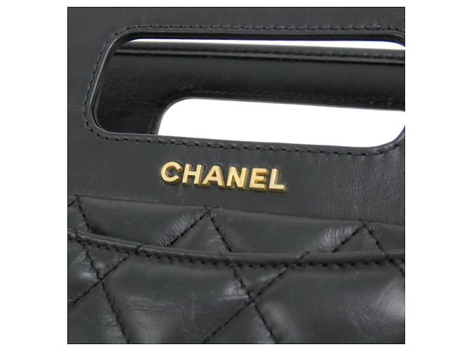 Timeless Borsa a tracolla Chanel AS4037 in pelle nera Nero - vista 5