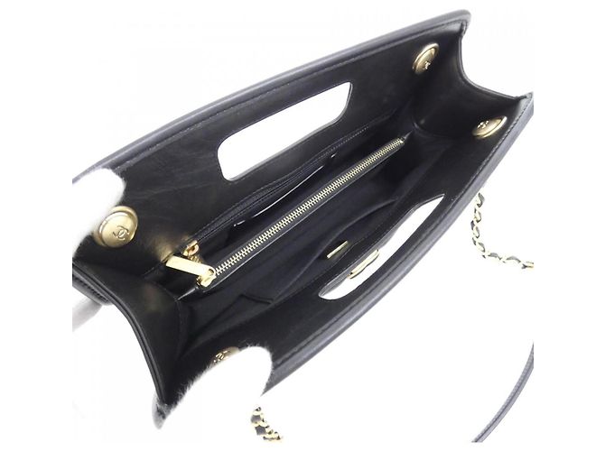 Timeless Borsa a tracolla Chanel AS4037 in pelle nera Nero - vista 8