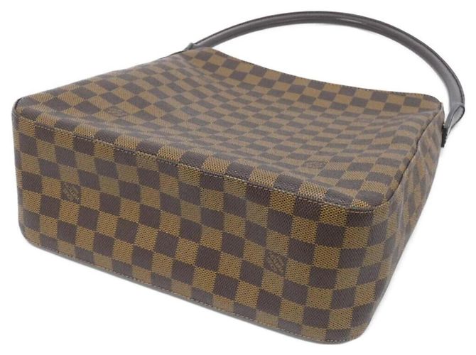 Borsa a tracolla Louis Vuitton Damier Looping GM Marrone - vista 2