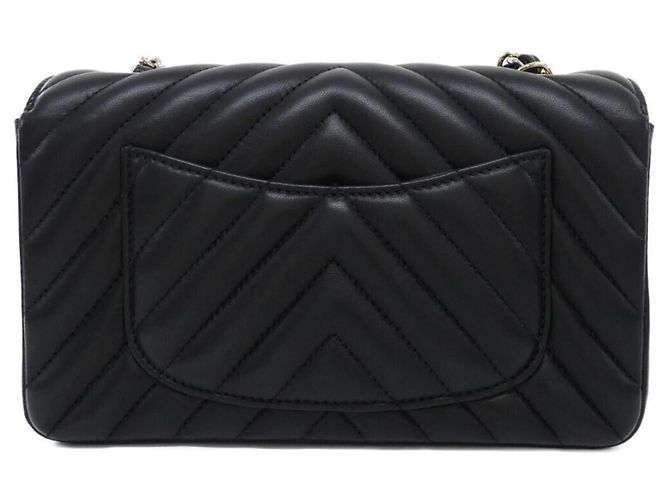 Borsa a tracolla Chanel 69900 in pelle nera Nero - vista 2