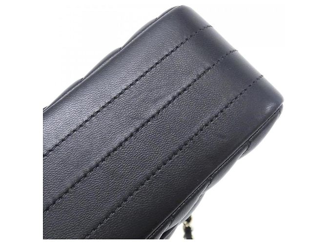 Borsa a tracolla Chanel 69900 in pelle nera Nero - vista 3