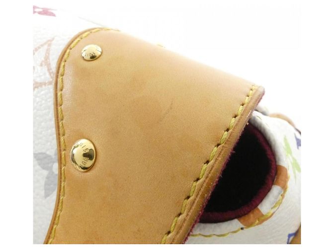 Borsa a tracolla Louis Vuitton Multicolor Beverly MM Bianco Multicolore - vista 6