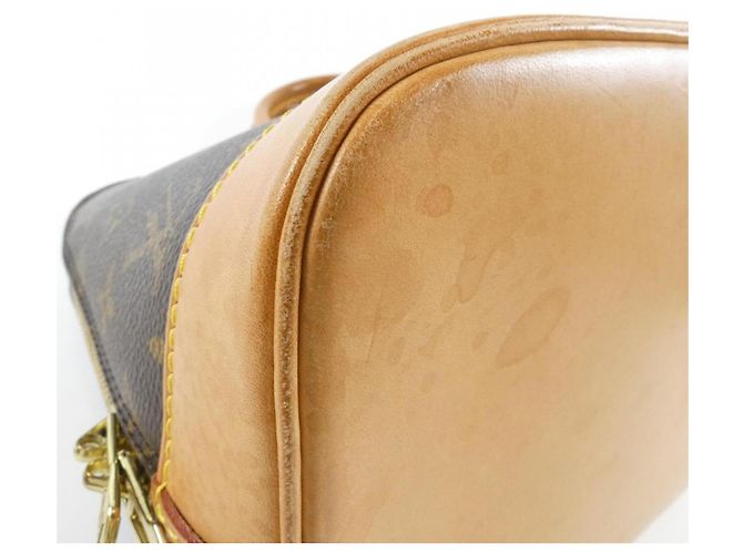 Borsa Louis Vuitton Monogram Alma PM Marrone - vista 2