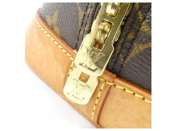 Borsa Louis Vuitton Monogram Alma PM Marrone - vista 5