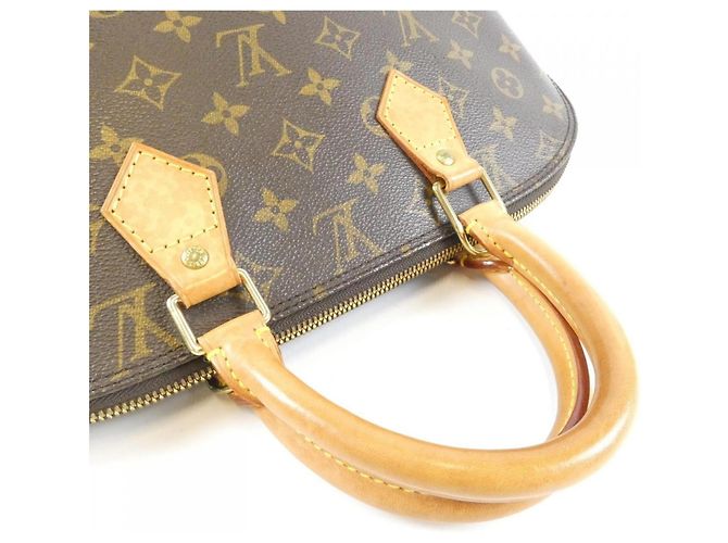 Borsa Louis Vuitton Monogram Alma PM Marrone - vista 6