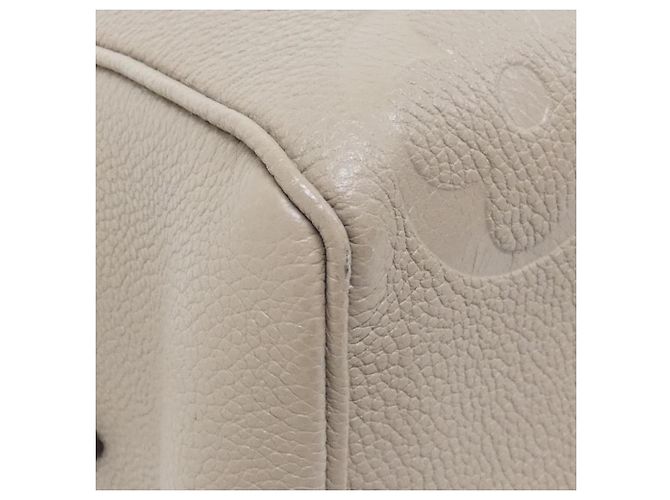 Borsa Boston Louis Vuitton Monogram Empreinte Speedy Bandoulière Beige Grigio - vista 2