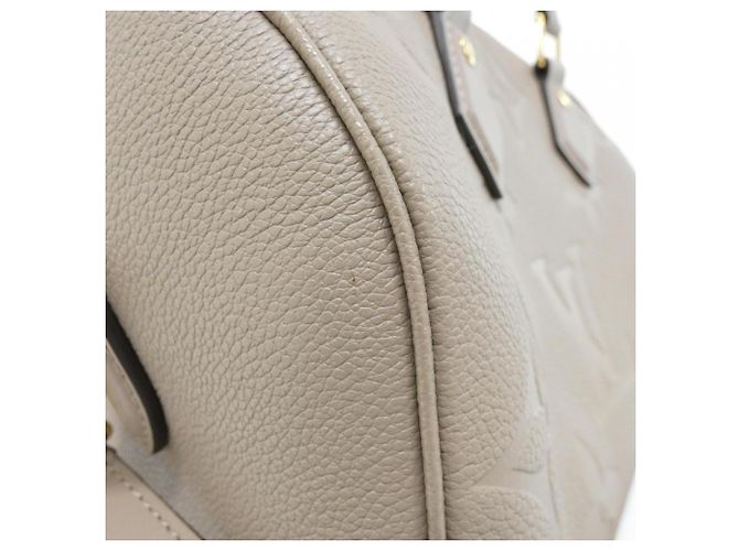 Borsa Boston Louis Vuitton Monogram Empreinte Speedy Bandoulière Beige Grigio - vista 4