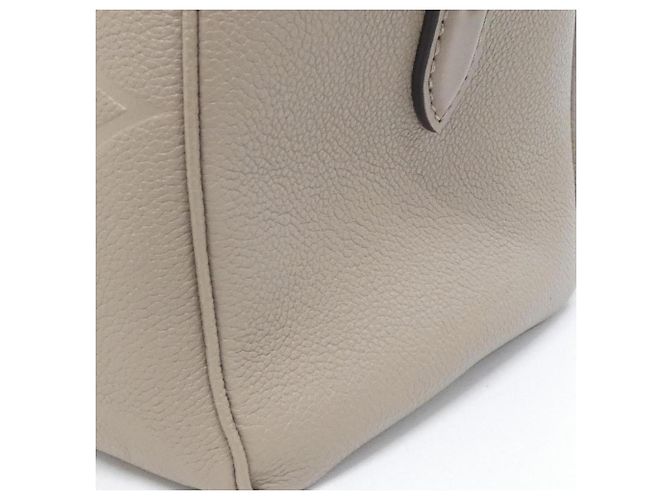 Borsa Boston Louis Vuitton Monogram Empreinte Speedy Bandoulière Beige Grigio - vista 6