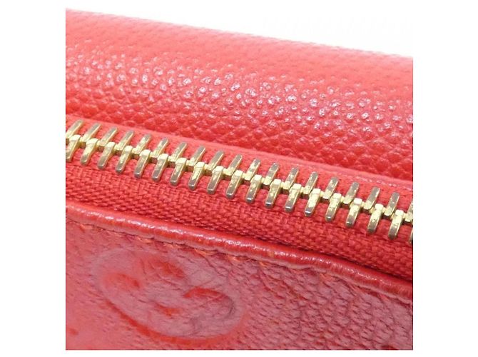 Borsa a tracolla Louis Vuitton Monogram Empreinte Twice Rosso Fuschia - vista 5