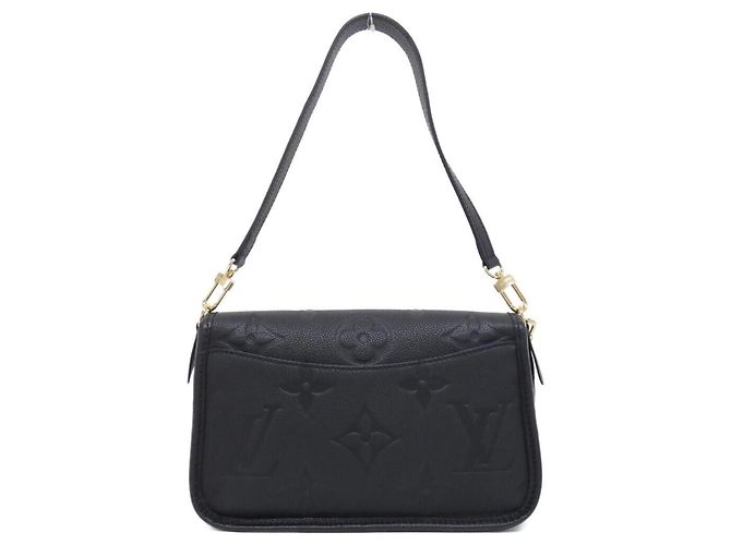 Bolsa de Ombro Louis Vuitton Monogram Empreinte Diane Preto - vista 2