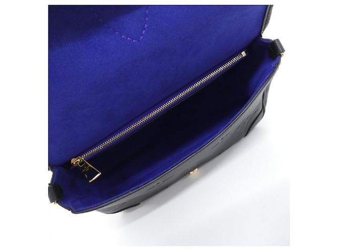 Bolsa de Ombro Louis Vuitton Monogram Empreinte Diane Preto - vista 9