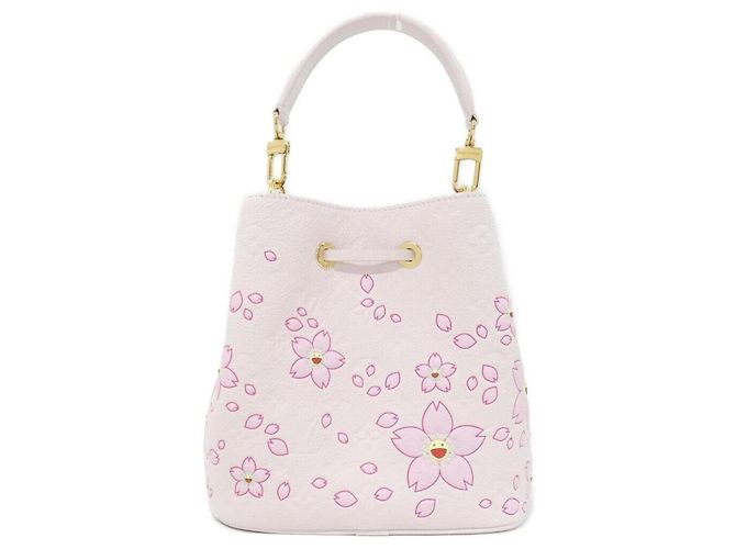 Néonoé Borsa Louis Vuitton Monogram Empreinte Neo Noe BB Rosa - vista 2
